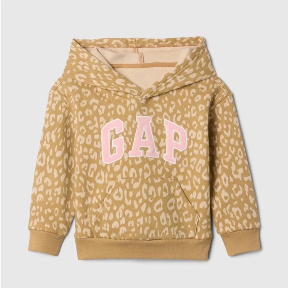 BabyGap Relaxed Cheetah Logo Graphic Hoodie